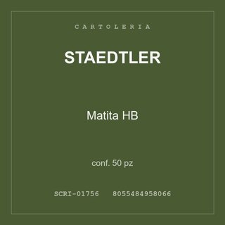 Staedtler Matita HB — conf. 25 pz
