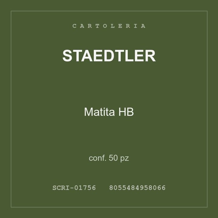 Staedtler Matita HB — conf. 25 pz