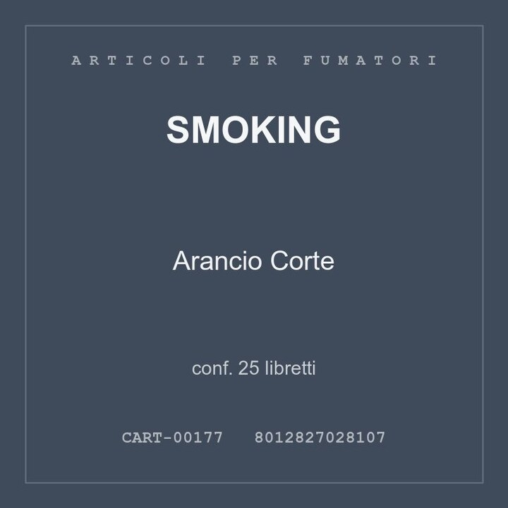SMOKING ORANGE DOPPIA