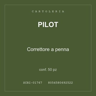 Pilot Correttore a penna — conf. 100 pz