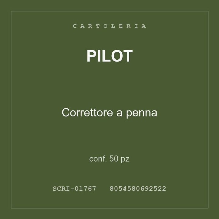 Pilot Correttore a penna — conf. 100 pz