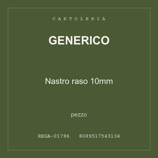 Generico Nastro raso 10mm — pezzo