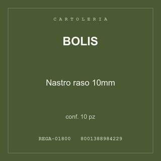 Bolis Nastro raso 10mm — conf. 10 pz