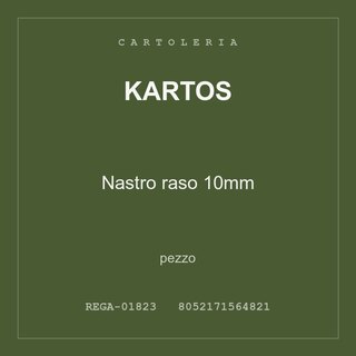 Kartos Nastro raso 10mm — conf. 3 pz