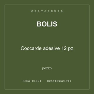Bolis Coccarde adesive 12 pz — conf. 4 pz