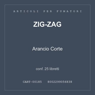 LIBRETTI CARTINE SMOKING CORTE DOPPIE ORANGE 120FG X25