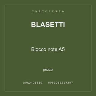 Blasetti Blocco note A5 — conf. 2 pz