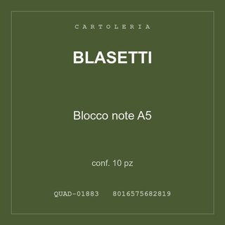 Blasetti Blocco note A5 — conf. 20 pz