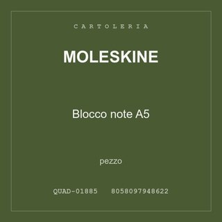 Moleskine Blocco note A5 — conf. 3 pz