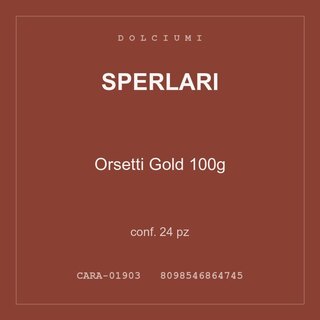 Sperlari Orsetti Gold 100g — conf. 24 pz
