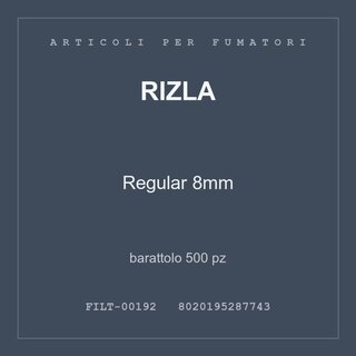 RIZLA NATURA SACCHETTI FILTRI 6MM
