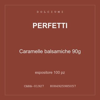 Perfetti Caramelle balsamiche 90g — espositore 100 pz