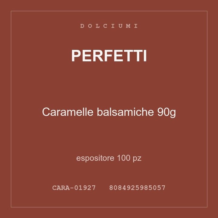 Perfetti Caramelle balsamiche 90g — espositore 100 pz