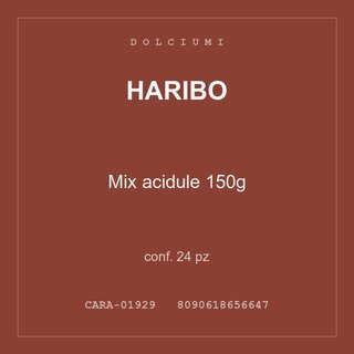 Haribo Mix acidule 150g — conf. 24 pz