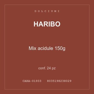 Haribo Mix acidule 150g — conf. 12 pz