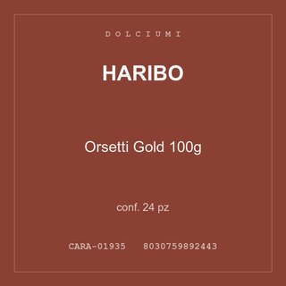 Haribo Orsetti Gold 100g — conf. 24 pz