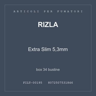 PRODOTTI ACCESSORI AL CONSUMO DEI Elenco aggiornato al RIZLA CARBON FILTRI ULTRASLIM 5,7MM