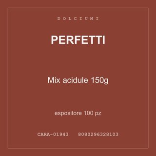 Perfetti Mix acidule 150g — espositore 50 pz