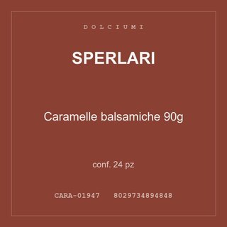 Sperlari Caramelle balsamiche 90g — conf. 12 pz