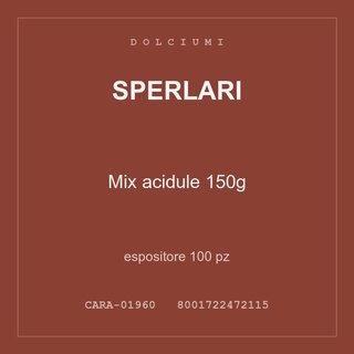 Sperlari Mix acidule 150g — espositore 200 pz
