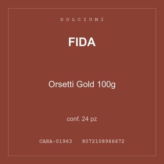 Fida Orsetti Gold 100g — conf. 12 pz