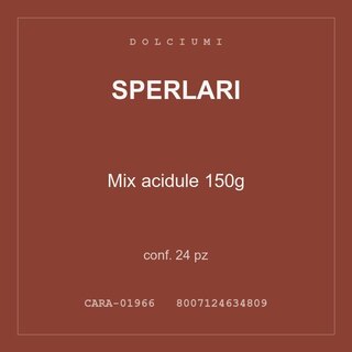 Sperlari Mix acidule 150g — conf. 50 pz