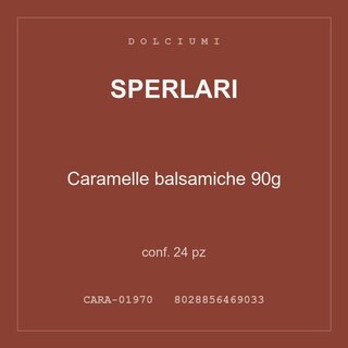 Sperlari Caramelle balsamiche 90g — conf. 50 pz