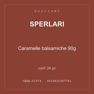 Sperlari Caramelle balsamiche 90g — conf. 70 pz