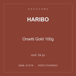 Haribo Orsetti Gold 100g — conf. 12 pz