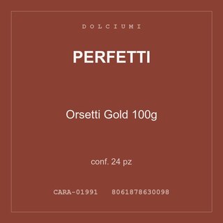 Perfetti Orsetti Gold 100g — conf. 50 pz