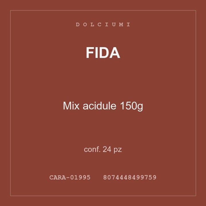 Fida Mix acidule 150g — conf. 12 pz