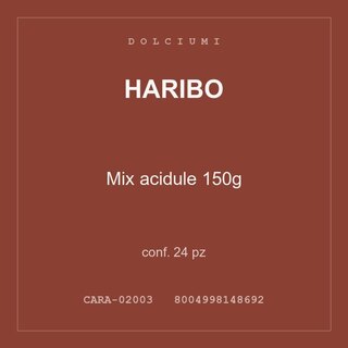 Haribo Mix acidule 150g — conf. 70 pz