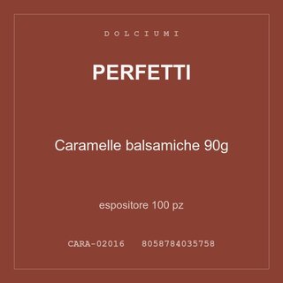 Perfetti Caramelle balsamiche 90g — espositore 200 pz
