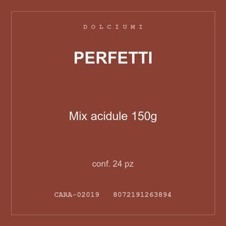 Perfetti Mix acidule 150g — conf. 24 pz