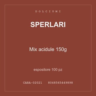 Sperlari Mix acidule 150g — espositore 25 pz