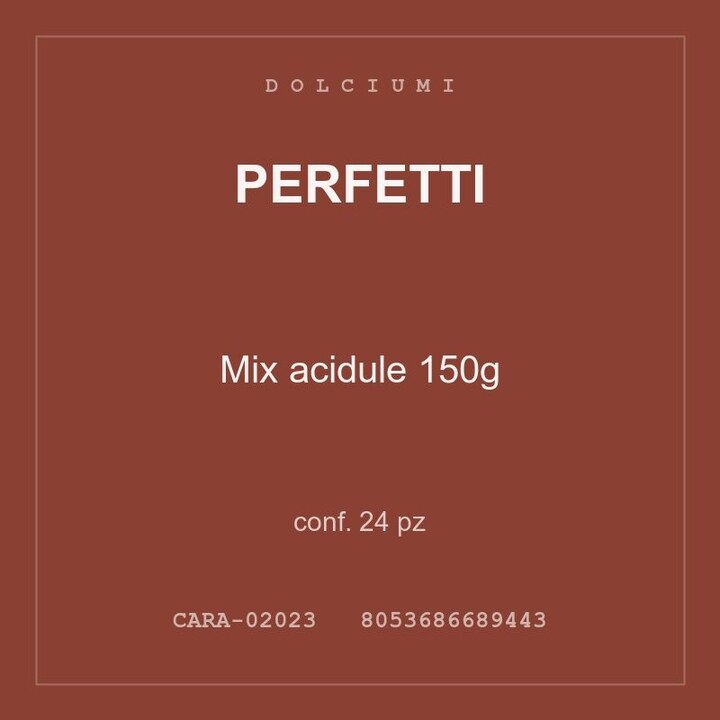 Perfetti Mix acidule 150g — conf. 12 pz