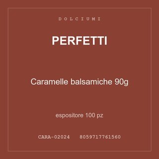 Perfetti Caramelle balsamiche 90g — espositore 300 pz