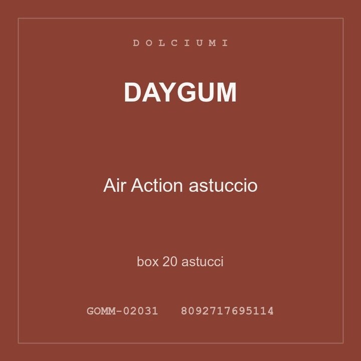 Daygum Air Action astuccio — box 20 astucci
