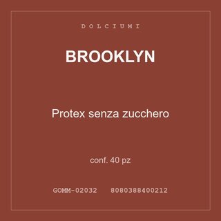 Brooklyn Protex senza zucchero — conf. 40 pz