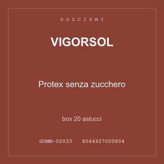 Vigorsol Protex senza zucchero — box 20 astucci