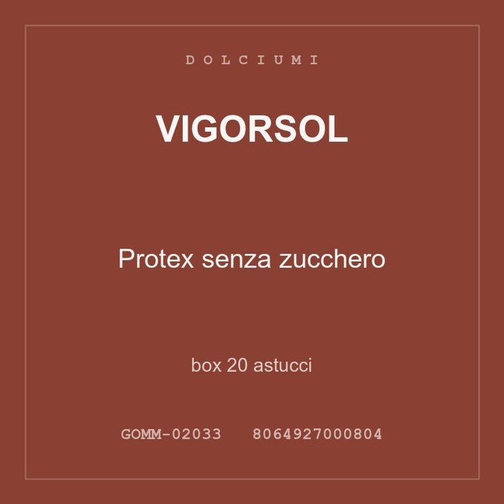 Vigorsol Protex senza zucchero — box 20 astucci