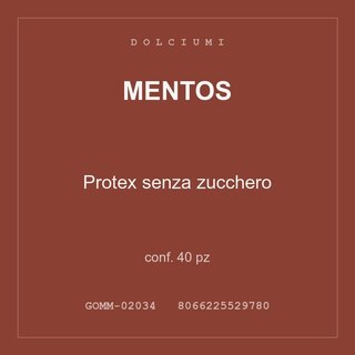 Mentos Protex senza zucchero — conf. 40 pz