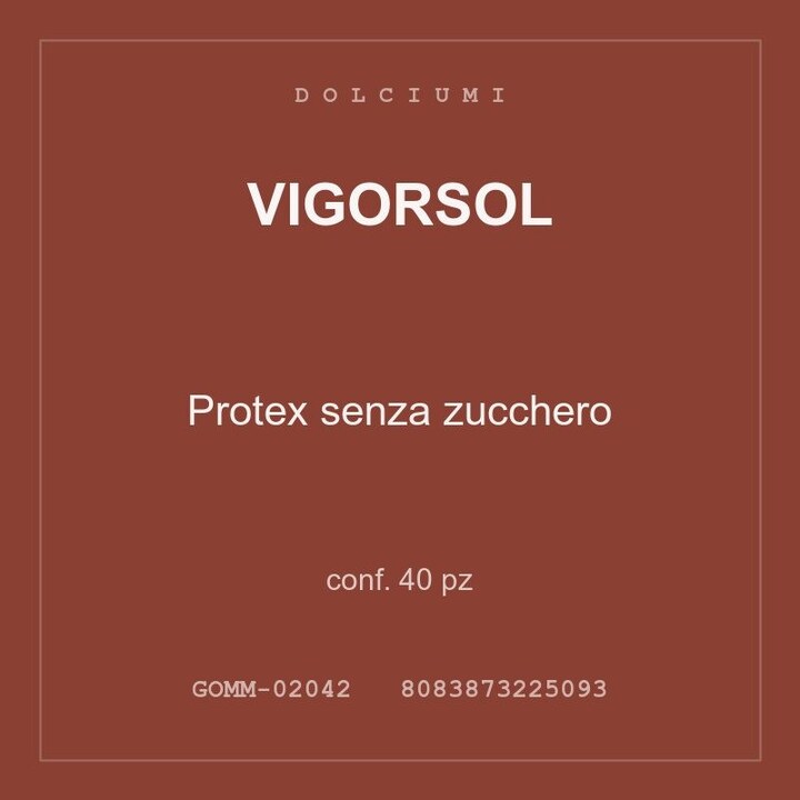 Vigorsol Protex senza zucchero — conf. 40 pz