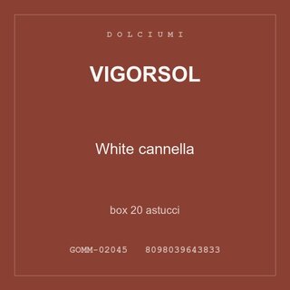 Vigorsol White cannella — box 20 astucci