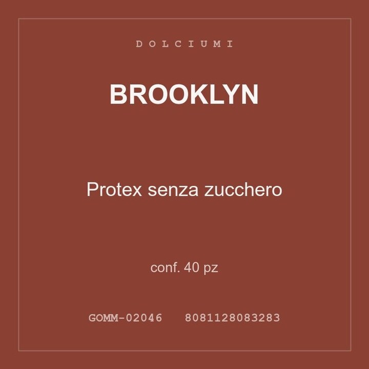 Brooklyn Protex senza zucchero — conf. 20 pz