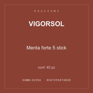 Vigorsol Menta forte 5 stick — conf. 40 pz