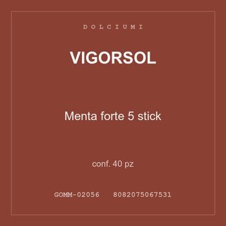 Vigorsol Menta forte 5 stick — conf. 20 pz
