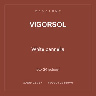 Vigorsol White cannella — box 40 astucci