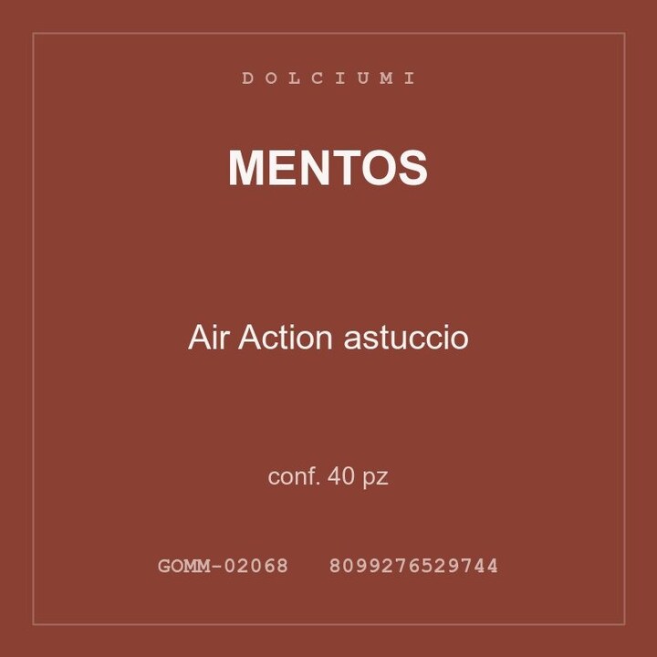 Mentos Air Action astuccio — conf. 20 pz
