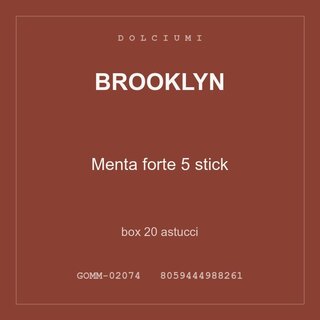 Brooklyn Menta forte 5 stick — box 20 astucci